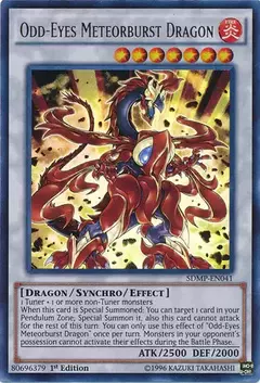 Odd-Eyes Meteorburst Dragon - Super Rare