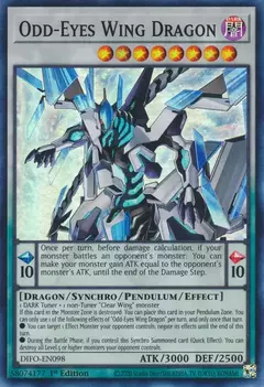 Odd-Eyes Wing Dragon - Super