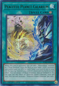 Peaceful Planet Calarium - Secret Rare - RA02