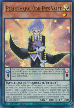 Performapal Odd-Eyes Valet - Ultra Rare - BLMR