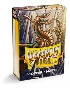 Protectores Dragon Shield Copper (60 unidades) Tam: Small (Yugioh)
