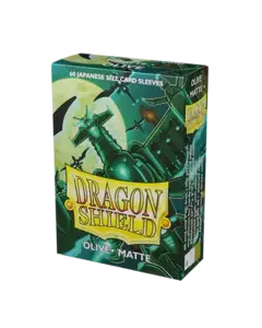 Protectores Dragon Shield Olive (60 unidades) Tam: Small (Yugioh)