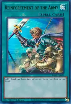 Reinforcement of The Army - Super Rare - RA01 - comprar online