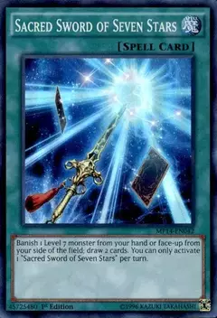 Sacred sword of the seven stars - Super Rare