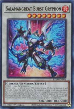 Salamangreat Burst Gryphon - Ultra Rare