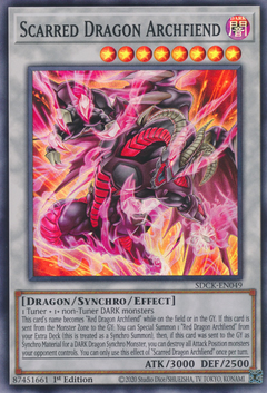 Scarred Dragon Archfiend - Super Rare - SDCK