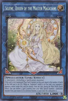 Selene, Queen Of The Master Magicians - Secret Rare - BLCR