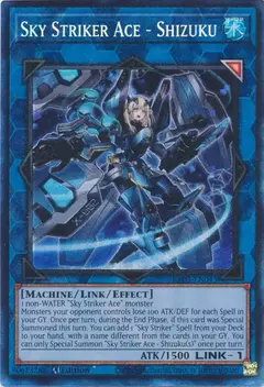 Sky Striker Ace - Shizuku - Secret Rare - RA03