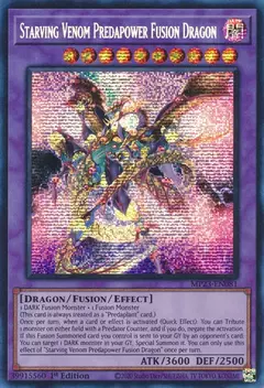 Starving Venom Predapower Fusion Dragon - Prysmatic Secret - MP 23