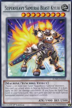 Superheavy Samurai Beast Kyubi - Rare