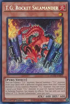 T.G. Rocket Salamander - Secret Rare - AGOV