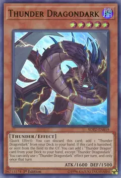 Thunder Dragondark - Secret Rare - RA03