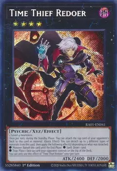 Time Thief Redoer - Secret Rare - RA01