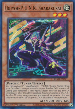 Ukiyoe-P.U.N.K. Sharakusai - Ultra Rare - BLMR