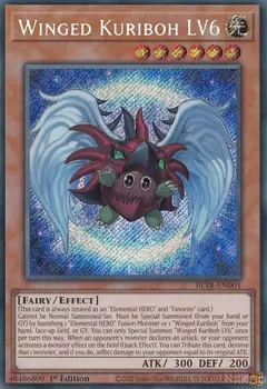 Winged Kuriboh Lv 6 - Secret - BLTR