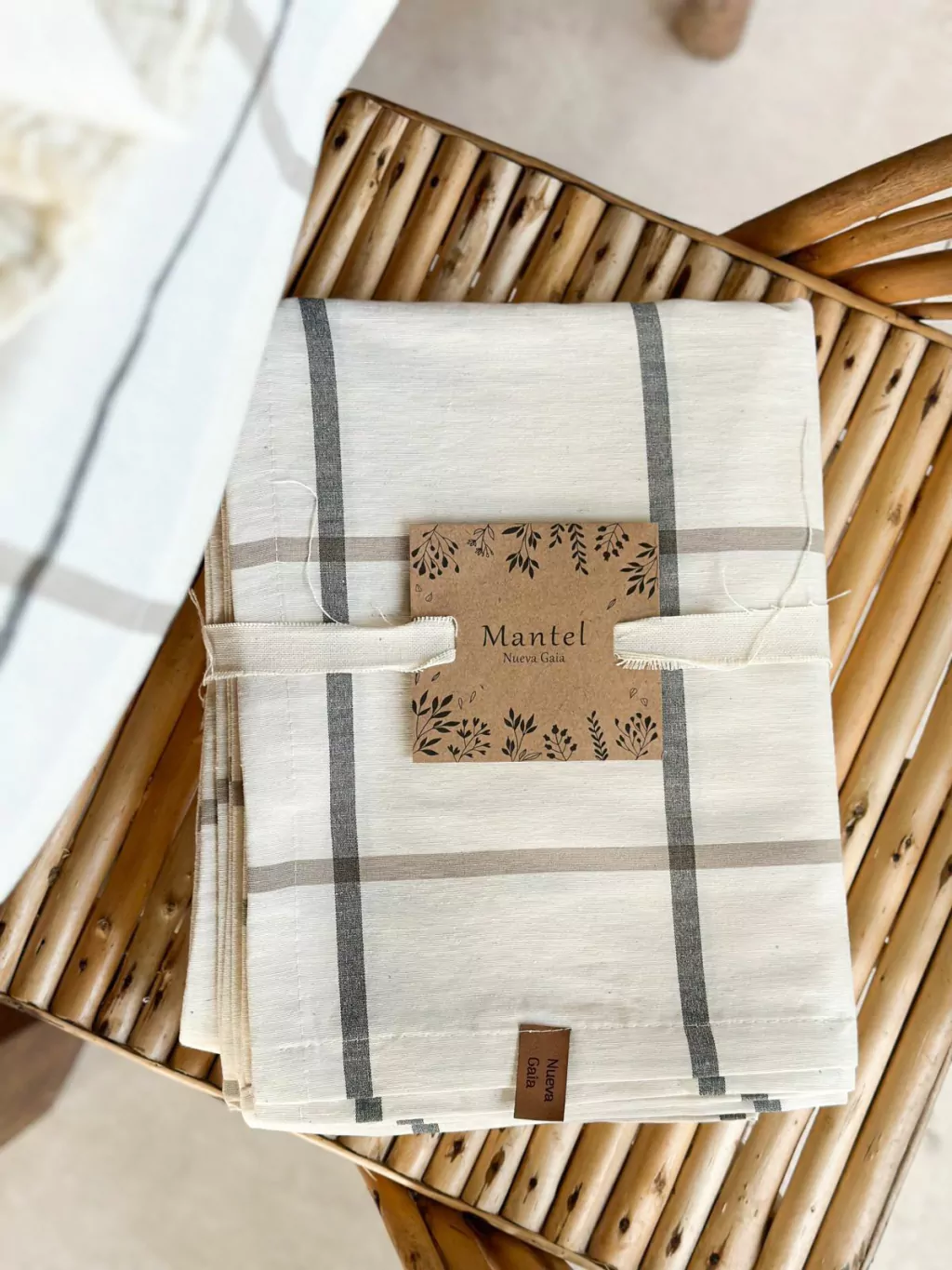 Mantel Tusor | Cuadrillé
