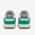 Nike Dunk Low White Stadium Green Fuchsia na internet