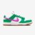 Nike Dunk Low White Stadium Green Fuchsia