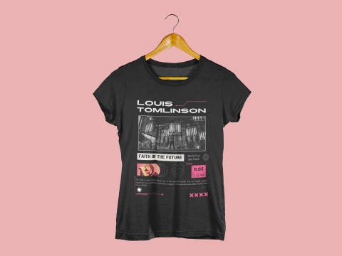 Baby Look Louis Tomlinson 11.05 São Paulo