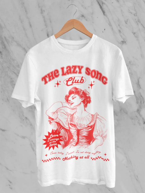 Camiseta Bruno Mars The Lazy Song Club