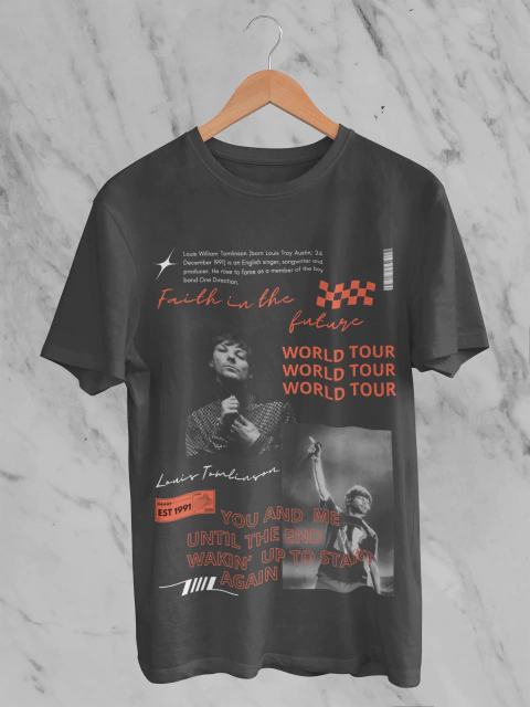 Camiseta Estonada Louis Tomlinson Faith in The Future Tour