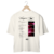 Camiseta Oversized Olivia Rodrigo Vampire (Branca & Off White) - comprar online