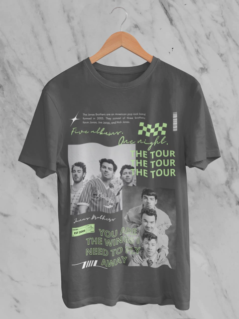 Camiseta Estonada Jonas Brothers The Tour