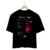 Camiseta Oversized Olivia Rodrigo Vampire (Preta)