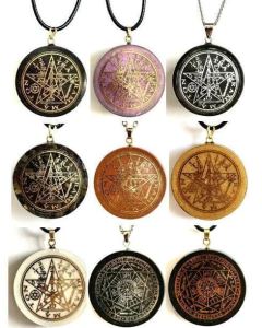 9x Dijes Orgonita Tetragrammaton o Sello de los Siete Arcángeles