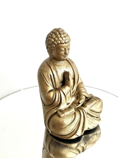 Orgonita Buddha Grande de Cuarzo Blanco, Cuarzo Cristal, Hierro, Turmalina y Pirita en internet