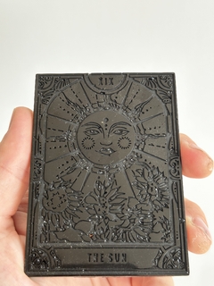 Imagen de Orgonitas 22 Arcanos Mayores del Tarot de Cuarzo Blanco, Turmalina, Pirita y Hierro