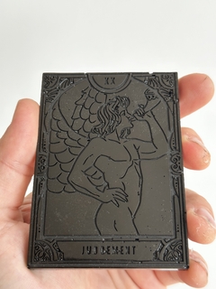 Orgonitas 22 Arcanos Mayores del Tarot de Cuarzo Blanco, Turmalina, Pirita y Hierro