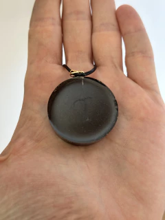 Image of Dije Orgonita Órbita de Onix , Cuarzo Blanco, Turmalina, Pirita y Hierro