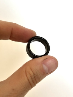 Imagen de Orgonita Anillo Circular de Hierro, Cuarzo Cristal y Turmalina
