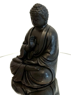 Orgonita Buddha Grande de Hierro, Cuarzo Cristal, Turmalina y Pirita en internet