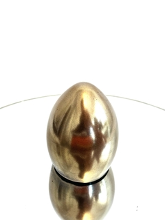 Orgonita Huevo Bronce de Cuarzo Cristal, Turmalina, Pirita, Cobre y Hierro - comprar online