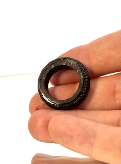 Orgonita Anillo Estilo Diamante de Hierro, Cuarzo Cristal y Turmalina - CAZIMI ORGON