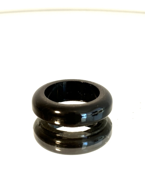 Orgonita Anillo Estilo Redondo de Hierro, Cuarzo Cristal y Turmalina - comprar online