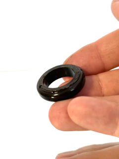 Orgonita Anillo Circular de Hierro, Cuarzo Cristal y Turmalina - (copia) - CAZIMI ORGON