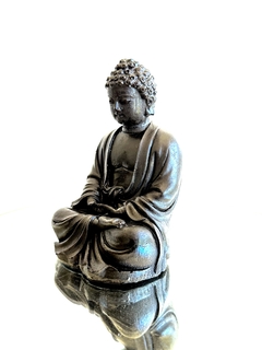 Orgonita Buddha Mediana de Hierro, Cuarzo Cristal, Turmalina y Pirita en internet