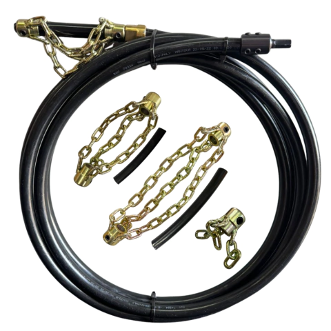 KIT CABO DESENTUPIDOR DE ESGOTO DE 3'' À 10'' POLEGADAS FLEXSHAFT