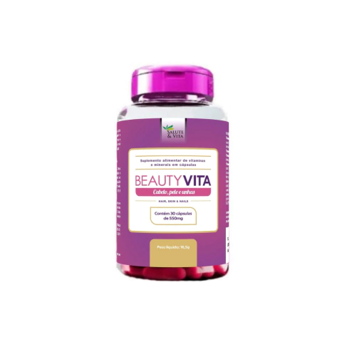 BEAUTY VITA - CABELO , PELE e UNHA - Pote c/ 30 cápsulas