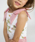 CJTO BATA FLORAL E SHORTS LISTRAS - Gira Baby - Loja de Roupas Infantil