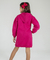 VESTIDO MOLETOM COM CAPUZ GIRA TEEN - comprar online