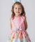 VESTIDO BARRADO TAFETA LIRIOS GIRA BABY - comprar online