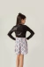 CJTO CAMISETA E SHORTS SAIA XADREZ - comprar online