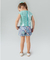 CJTO CROPPED PAETE E SHORTS - Gira Baby - Loja de Roupas Infantil