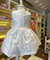 VESTIDO BATIZADO COM APLIQUES - Gira Baby - Loja de Roupas Infantil