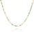 Choker gargantilha Reviera coloridas Banhado a Ouro 18K