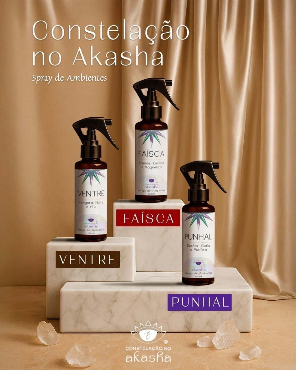 Combo 4 sprays vibracionais | Lançamentos